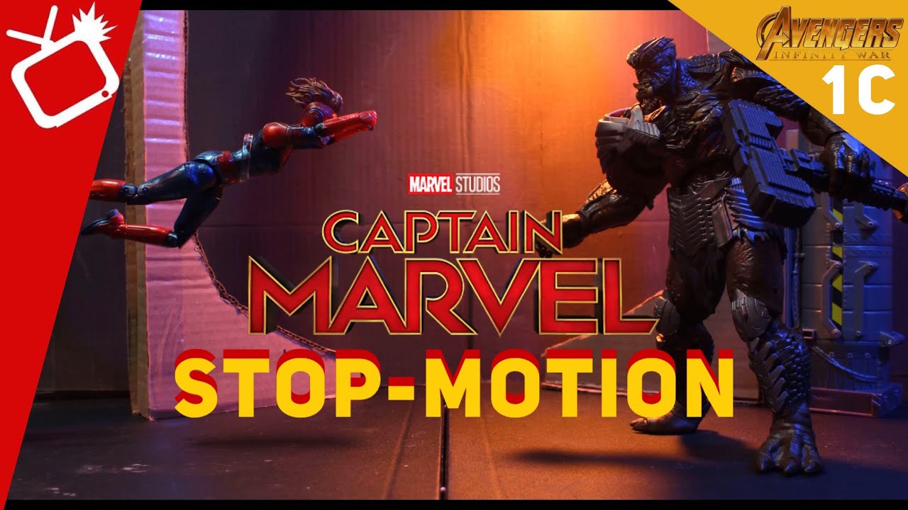 Captain Marvel VS Cull Obsidian Stop-Motion Short