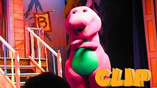 Barney, BJ and Baby Bop appears at Alton Towers!💜💚💛 | CLIP | SUBSCRIBE