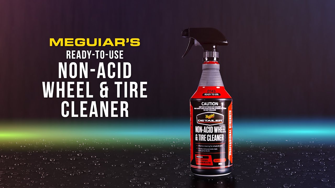 Meguiar's D143 Non-Acid Wheel & Tire Cleaner, 32 oz.