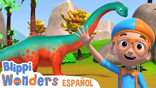 El dinosaurio más grande | Blippi Wonders | Caricaturas para niños | Videos educativos para niños