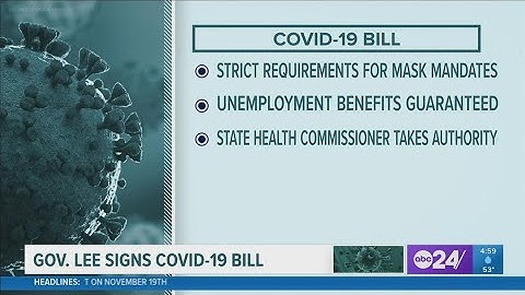 Gov. Bill Lee signs COVID bill, lifting mask mandates in public schools and more