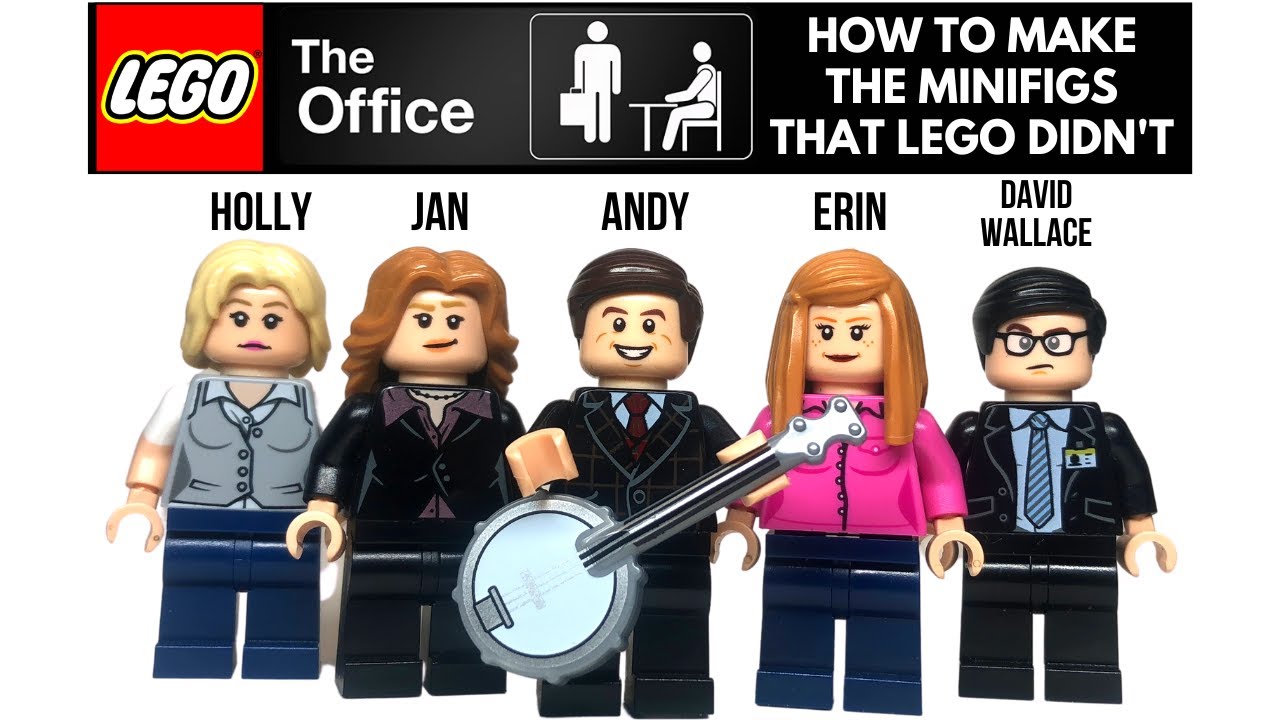 LEGO THE OFFICE: How to Build the Characters LEGO DIDN'T MAKE! (Jan, Holly,  Andy, Erin, + David) - YouTube