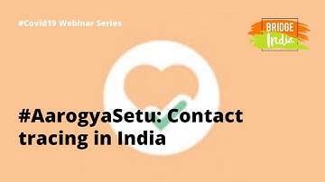 #AarogyaSetu: Contact tracing in India