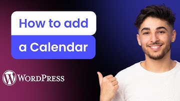 How to add a Calendar to WordPress