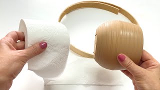 You Won't Believe It Was Made With Toilet Paper/Amazing Idea