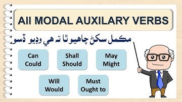 All Modal Auxiliary Verbs in English with Sindhi Explanation | English in Sindhi