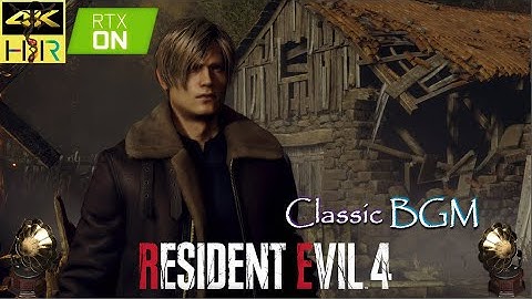 Resident Evil 4 Remake |4K HDR| Walkthrough Gameplay - Classic(Original) BGM Ver [7.1 Ch] Chapter 1