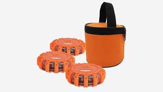MUST SEE review for SuperHero/Cosplay !! HOKENA LED Road Flares Emergency Lights - Roadside Warni..