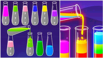 Water Sort Puzzle Gameplay 22, Android Games ios Walkthrough Simulator Think Brain