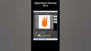 OpenToonz Animation  Tutorial Part 6 | Fireball 🔥#opentoonz