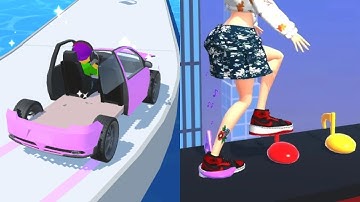 Assemble Run 3D VS ASMR Tippy Toe - All Level Speed Run Gameplay Ep6