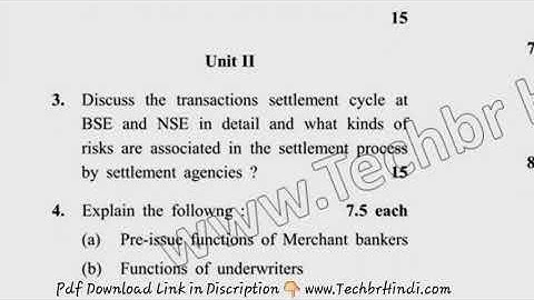 Dcrust MBA 3rd Sem Reappear  Indian Financial System Question Paper