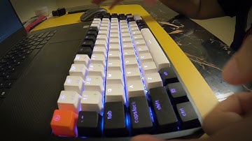 Keychron K2V2 Hot Swap- modded (Sound test)