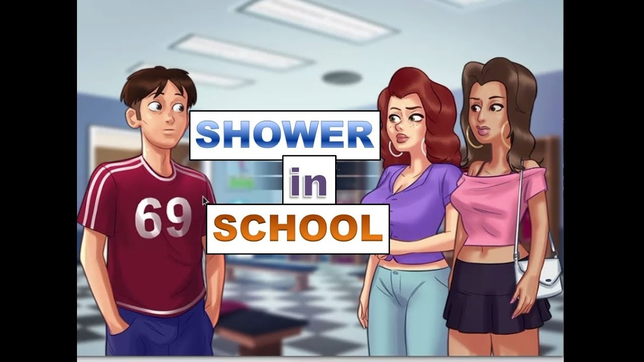 Summertime Saga | Need to Shower first in Locker Room  | Easy Walkthrough | Roxxy
