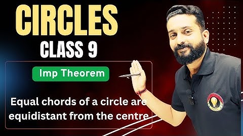 Equal Chords of a Circle Are Equidistant from the Centre | Geometry Theorem Explained with Proof