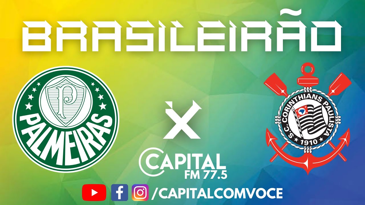 CORINTHIANS X PALMEIRAS  AO VIVO - 22° RODADA DO CAMPEONATO BRASILEIRO  2021 - 25/09/2021 