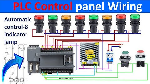 Learn PLC  Wiring Connection animation diagram  step by step | plc controller | @Electricalgenius