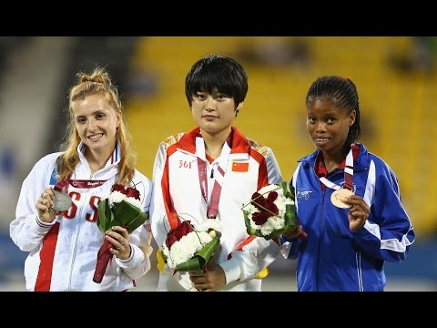 Women's 200m T37 | Victory Ceremony |  2015 IPC Athletics World Championships Doha