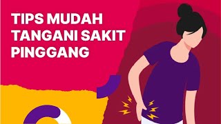 Tips Mudah Tangani Sakit Pinggang screenshot 2