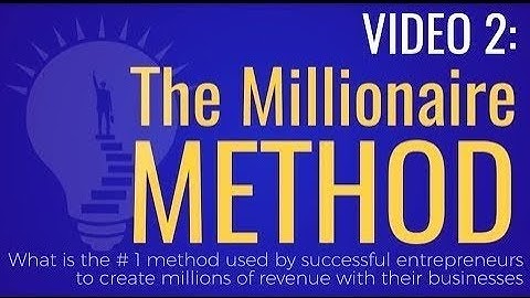 ATM System Video #2  Millionaire Method