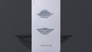 How to draw easy lips ✨✨ #drawing #tutorial #lips #howtodraw #art #shorts