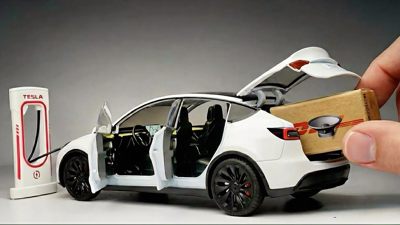 ELECTRIC FUTURE AT 1:18! ⚡ Tesla Model Y Diecast Model Car