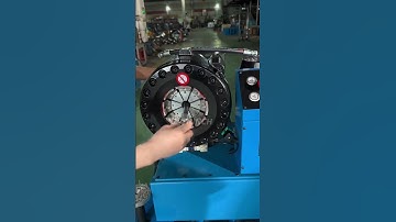 hydraulic pipe crimping machine automatic wire crimping machine #shorts #producer #automation #cnc