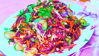 I eat this coleslaw for dinner every day and am losing belly fat fast! Cucumber Recipes