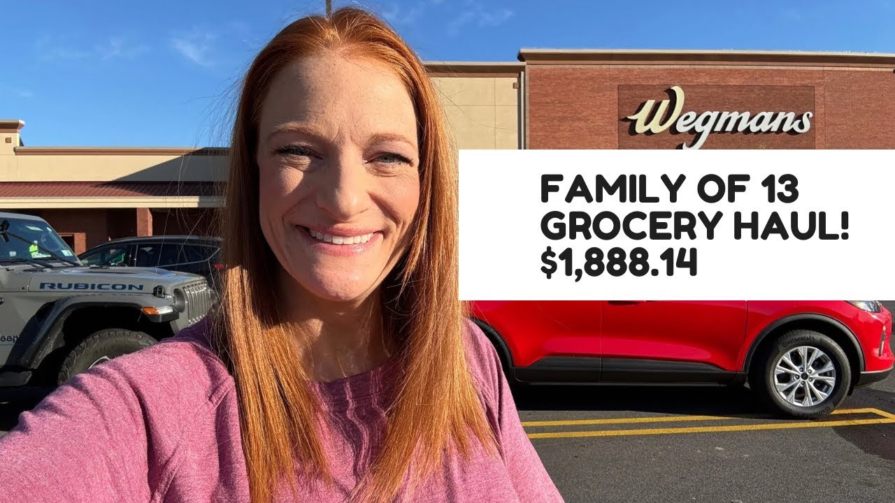 FAMILY OF THE 13 GROCERY HAUL! $1,888.14