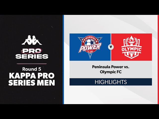 Kappa Pro Series Round 5 - Peninsula Power vs. Olympic FC Highlights