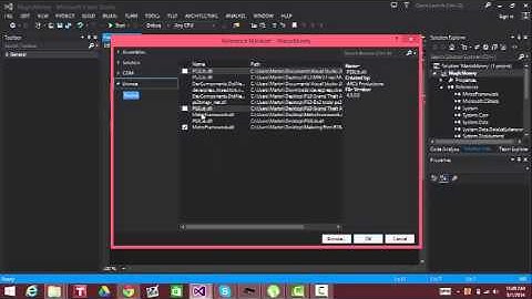 How To Add Metro Framwork Or DevComponets To Ur Program
