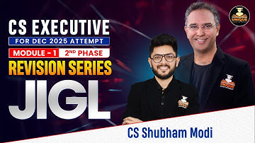 ARBITRATION AND CONCILIATION ACT JIGL ONE SHOT⚡| CS EXECUTIVE DEC 25 & JUNE 26 | CS SHUBHAM MODI