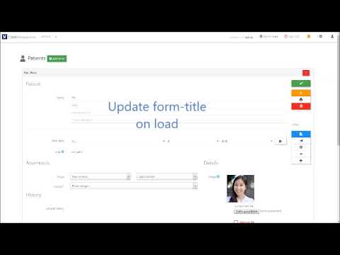 React to changes (COMING SOON) and dynamically change detail view title