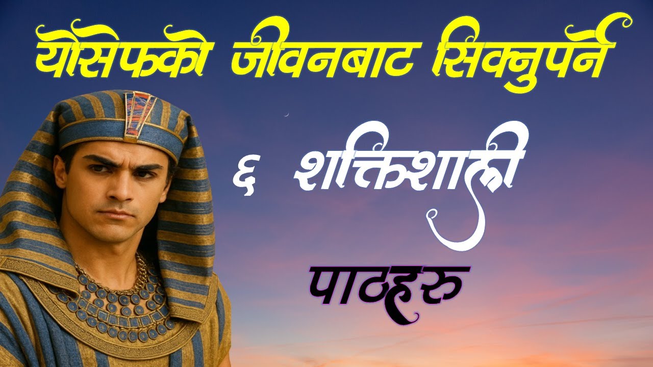 योसेफको जीवनबाट सिक्नुपर्ने ६ शक्तिशाली पाठहरु।