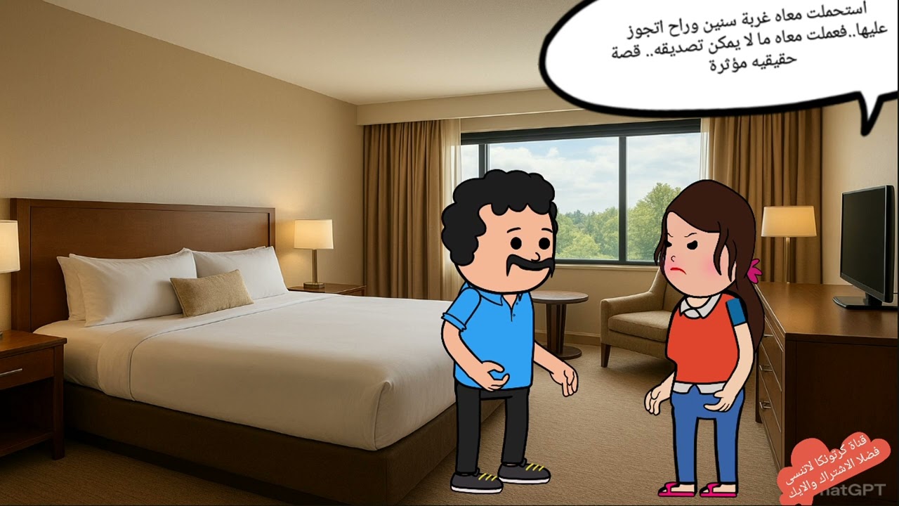 بعد ما استحملت بعده عنها وسنين الغربة كافأها واتجوز عليها وعملت فيه ما لا يمكن تصديقه 😲😲#fypyoutube 