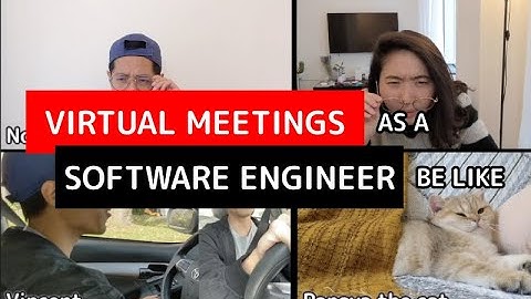Virtual meetings as a software engineer be like