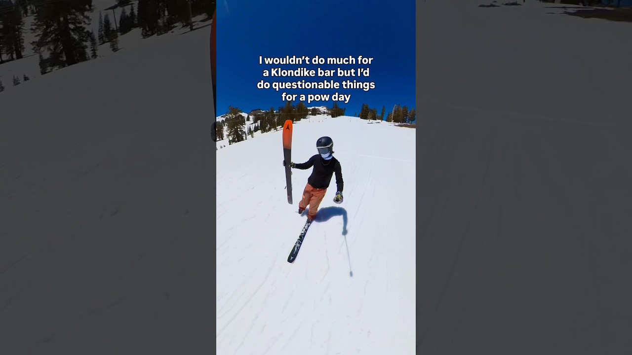 Что бы вы сделали в день катания на лыжах? 