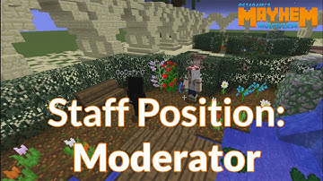 [Minecraft PVE Towny] OMM Staff Position: Moderator
