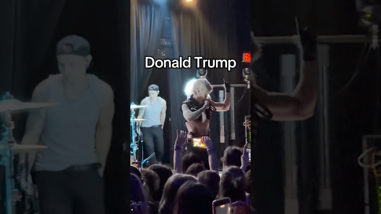 Punk rock singer says THIS about Trump and the crowd reacts 😳🔥 