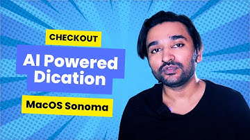 Dictation on MacOS Sonoma is Fire