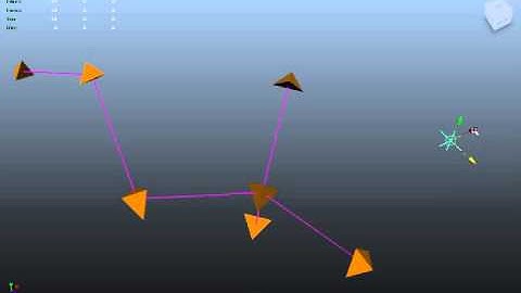 Plexus-like effect in Maya