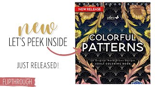 NEW ColorIt's 50th Coloring Book - Flipthrough and Demo! 