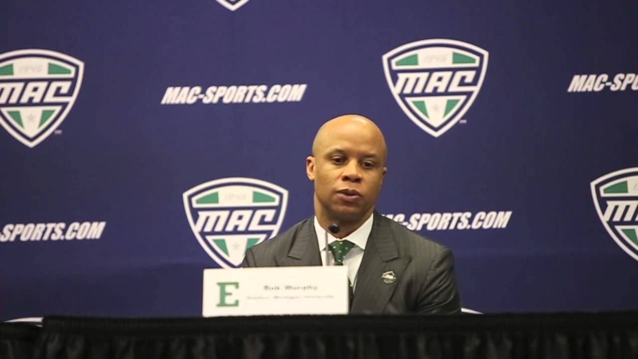 university of miami football 3/13/14 : EMU vs Buffalo Press Conference
