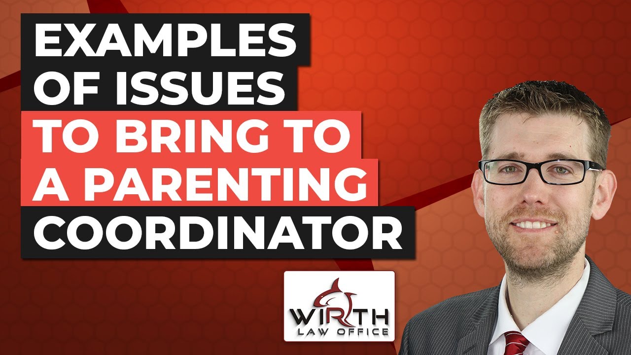 Examples of Issues to Bring to a Parenting Coordinator