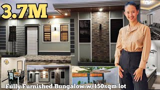 HOUSE TOUR 18: FULLY FURNISHED BUNGALOW 3.7M (nego) HOUSE & LOT FOR SALE IN PAMPANGA | LORAHousePH