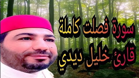 تلاوة جميلة وهادئة لسورة فصلت كاملة بصوت قارئ خليل ديدي