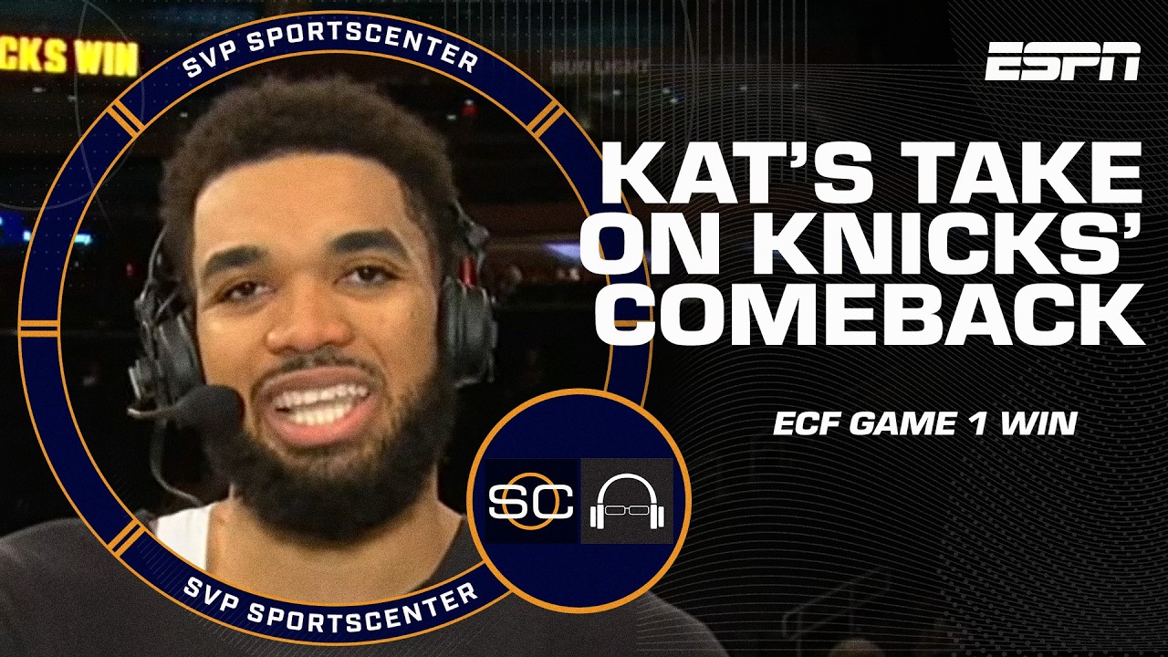 Karl-Anthony Towns knew the Knicks could complete the comeback in ECF Game 1 at MSG š | SC with SVP