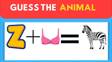 Guess the Animal by Emoji 🐾 | Fun Quiz Game for Kids and Families!