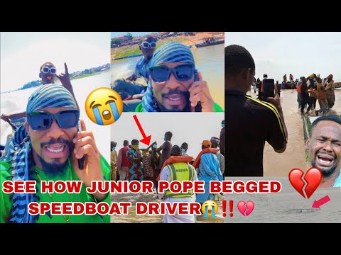 Watch Exact Moment Junior Pope Struggled with Speedboat Driver‼️Before Tragic Dèath In River Naija😳😳