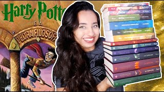 UNBOXING Harry Potter • Edições tradicionais e capa dura | Karina Nascimento | Paraíso dos Livros